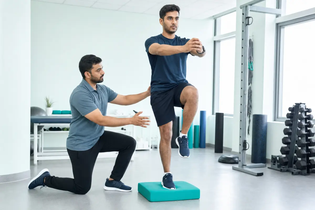 Ankle pain physiotherapy