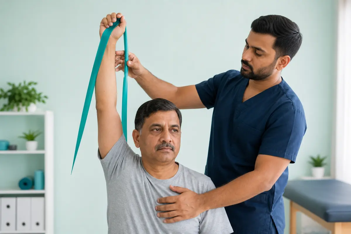 Shoulder physiotherapy